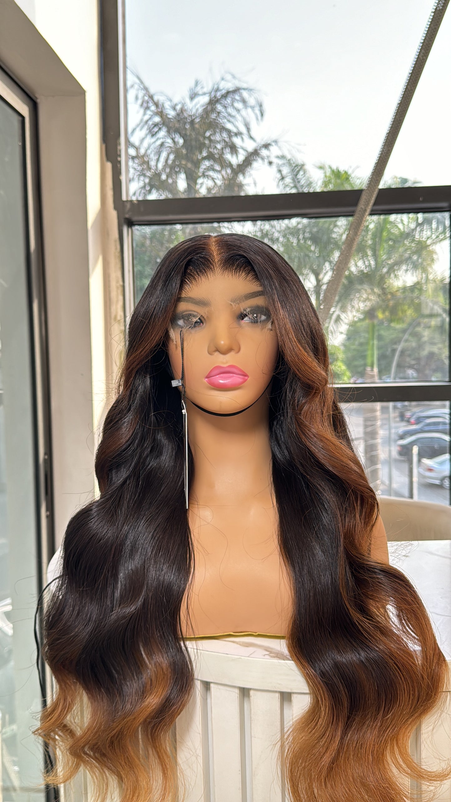 24 inches brown tips body wave