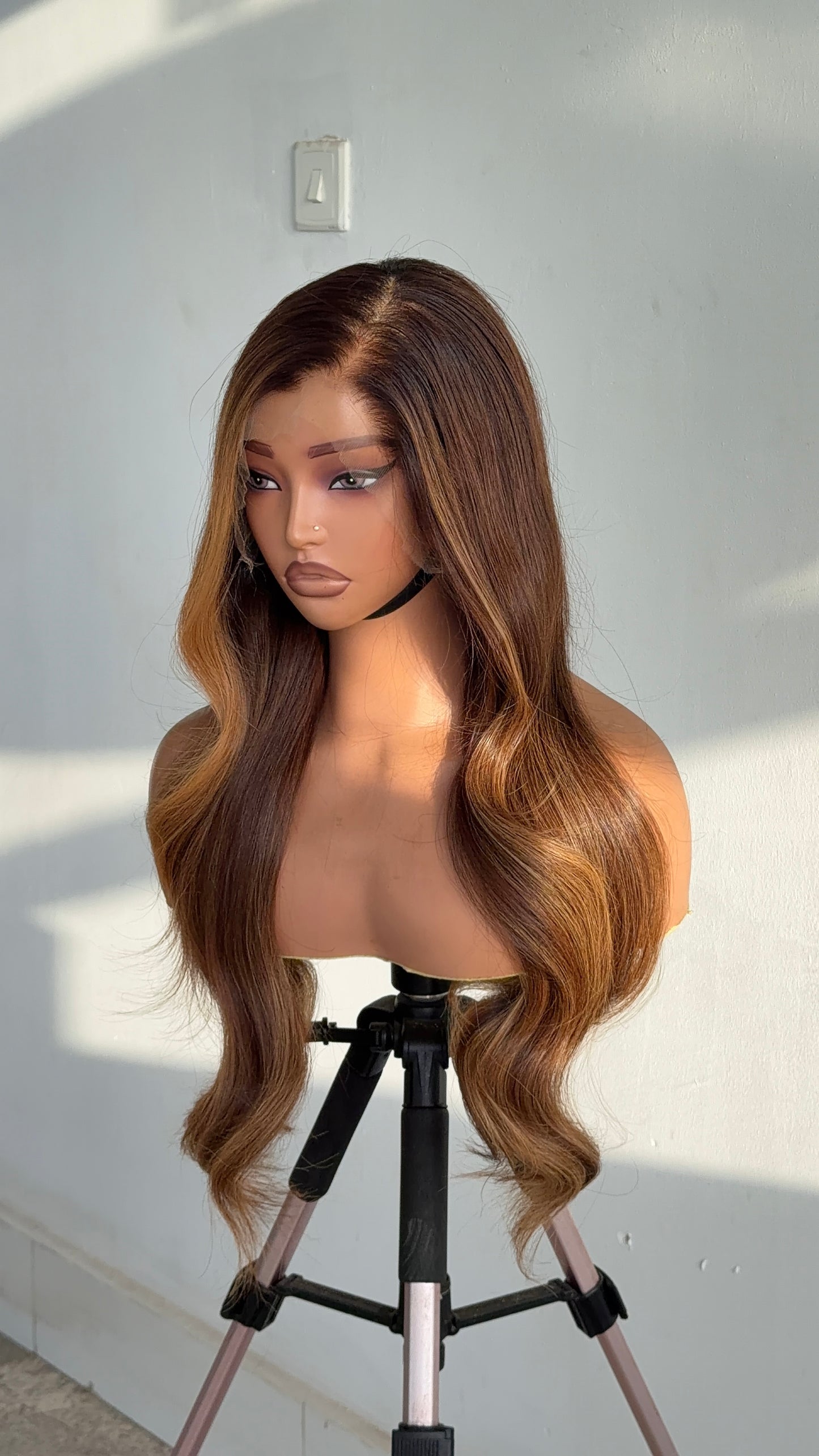 Warm toned highlights