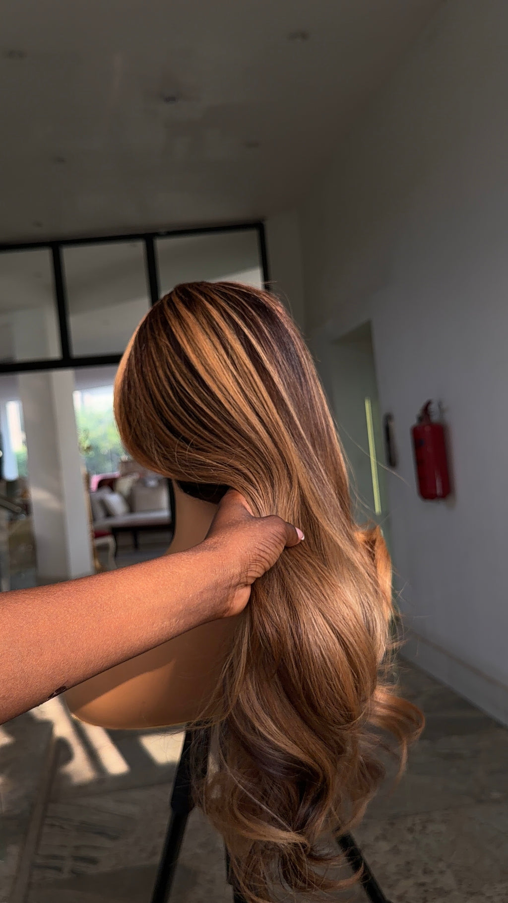 Blonde highlights
