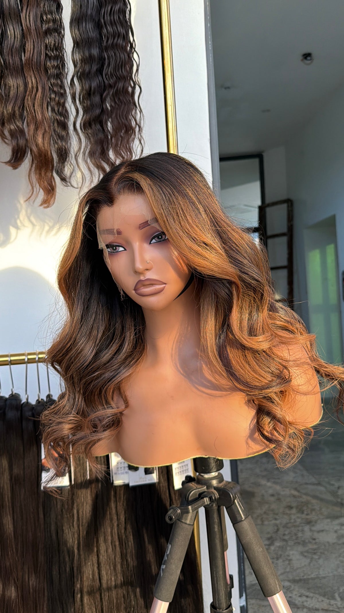 Caramel highlights