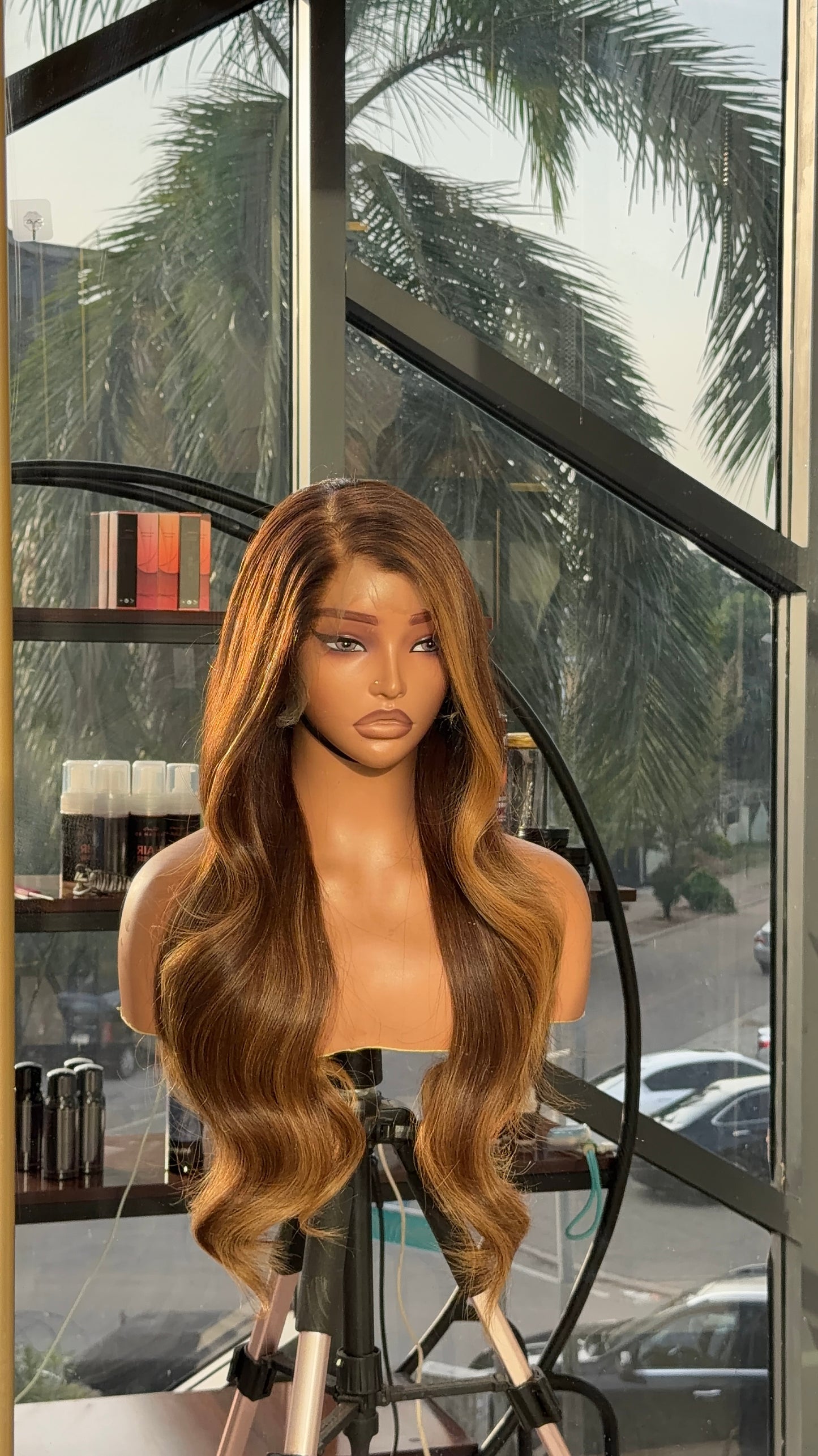 Warm toned highlights