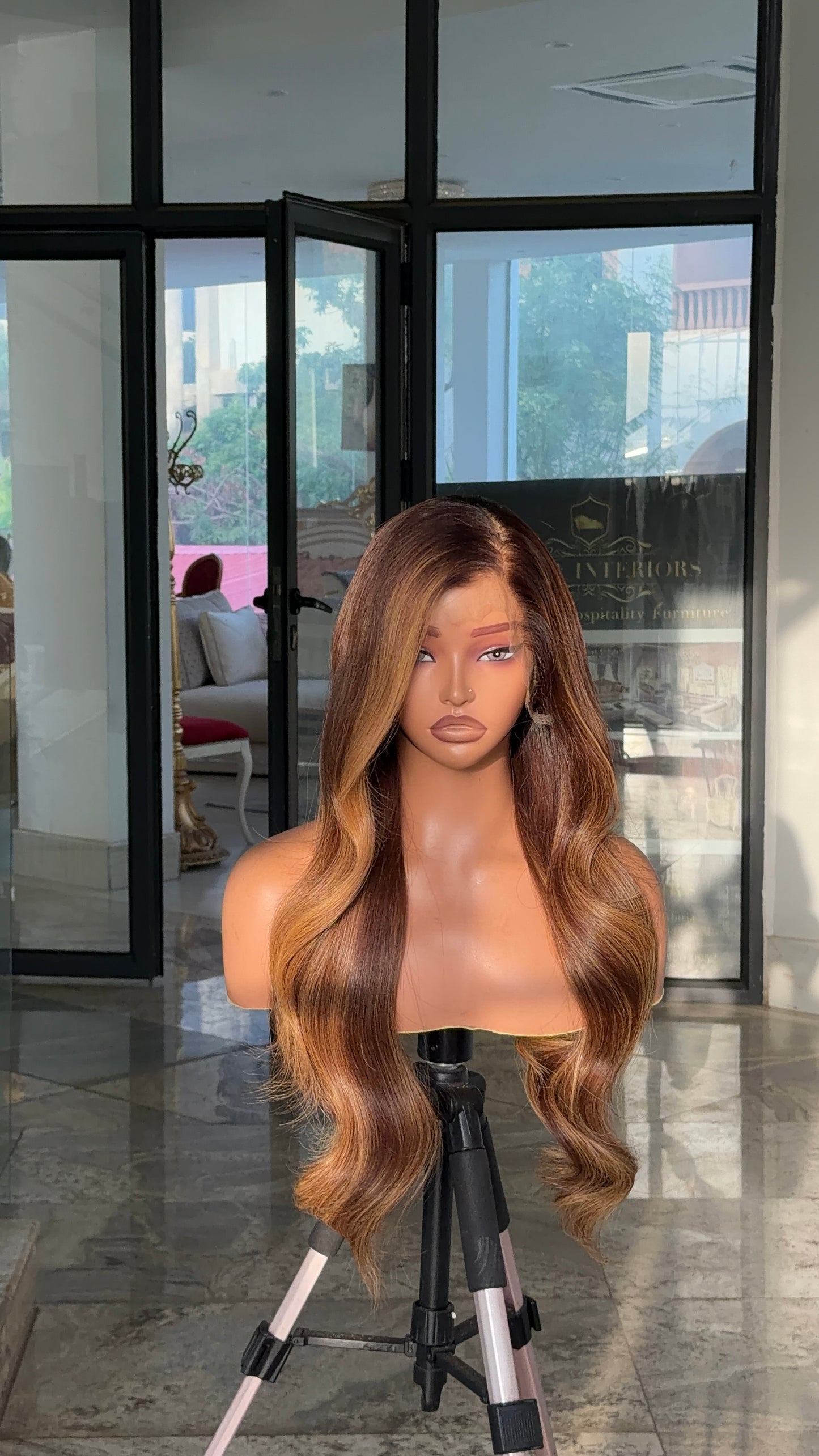 Warm toned highlights