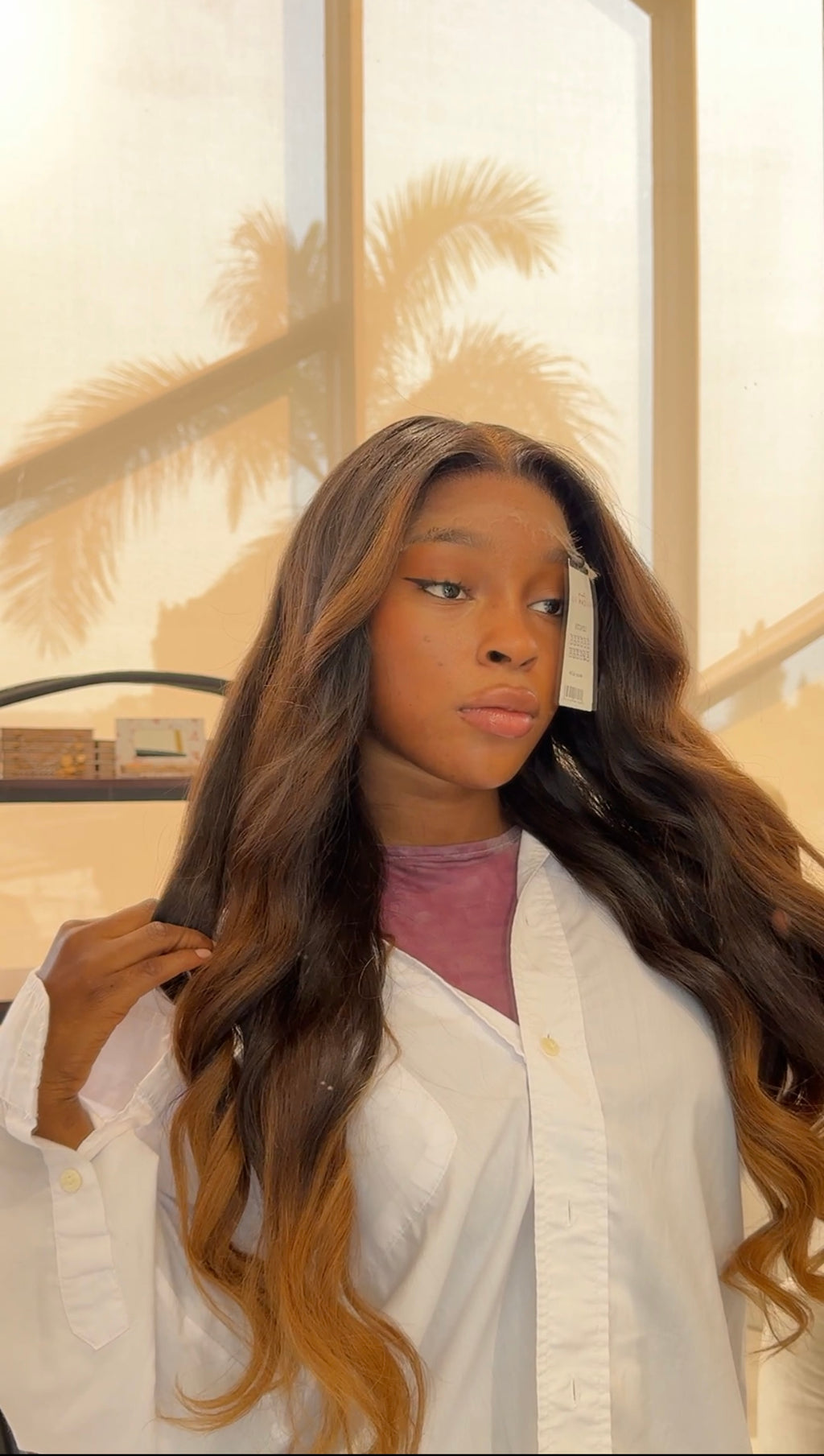 24 inches brown tips body wave