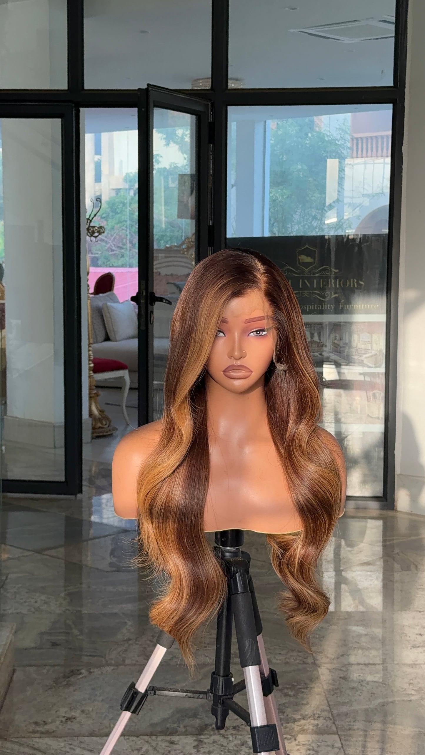 Warm toned highlights