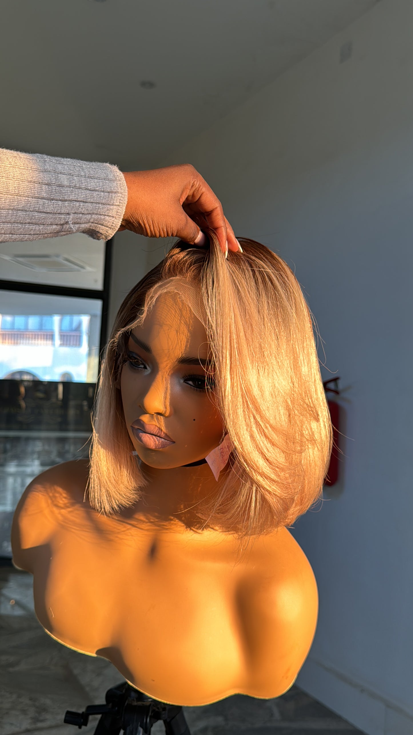 Blonde bob