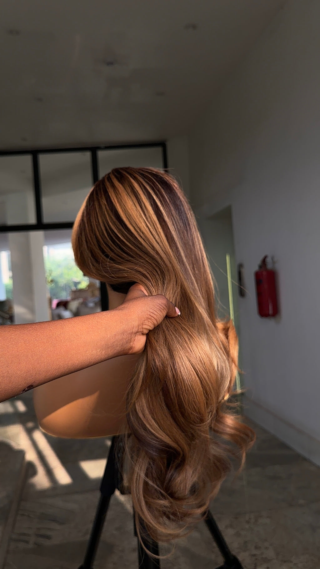 Blonde highlights