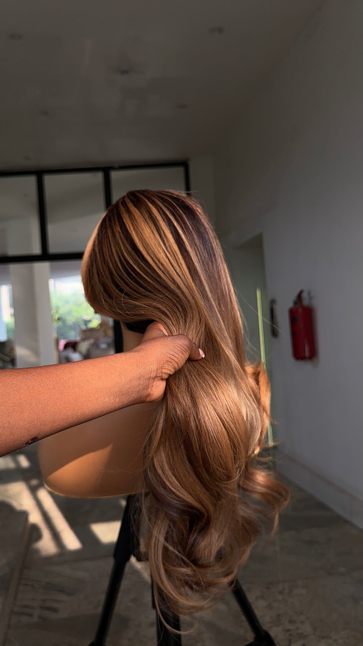 Blonde highlights