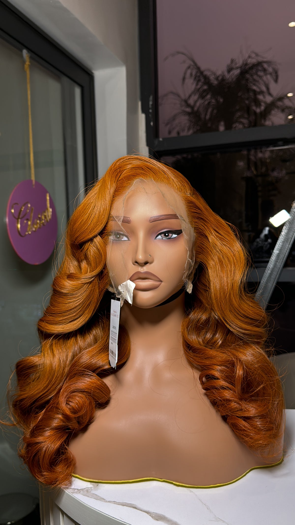 Raw ginger wavy.