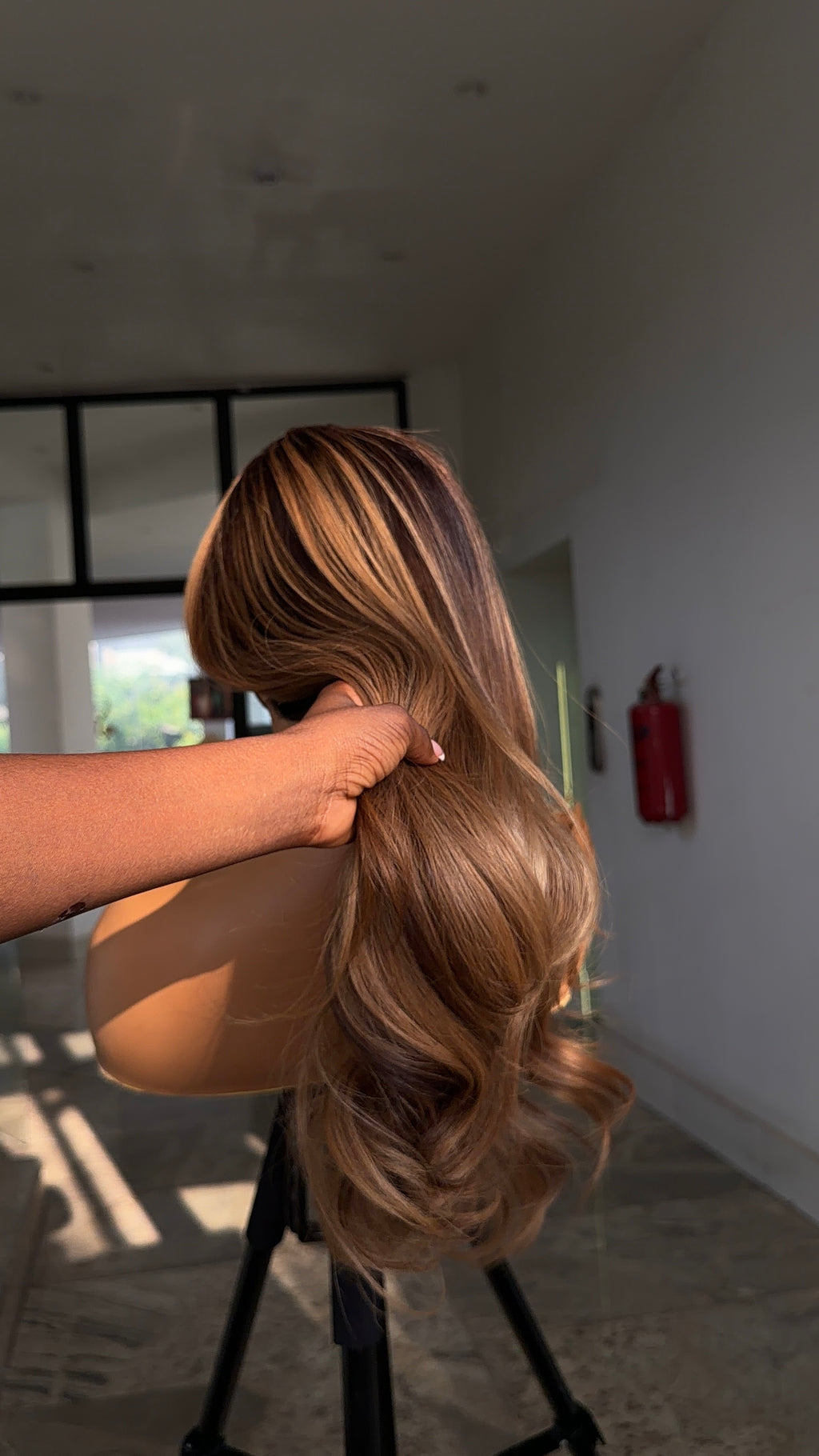 Blonde highlights