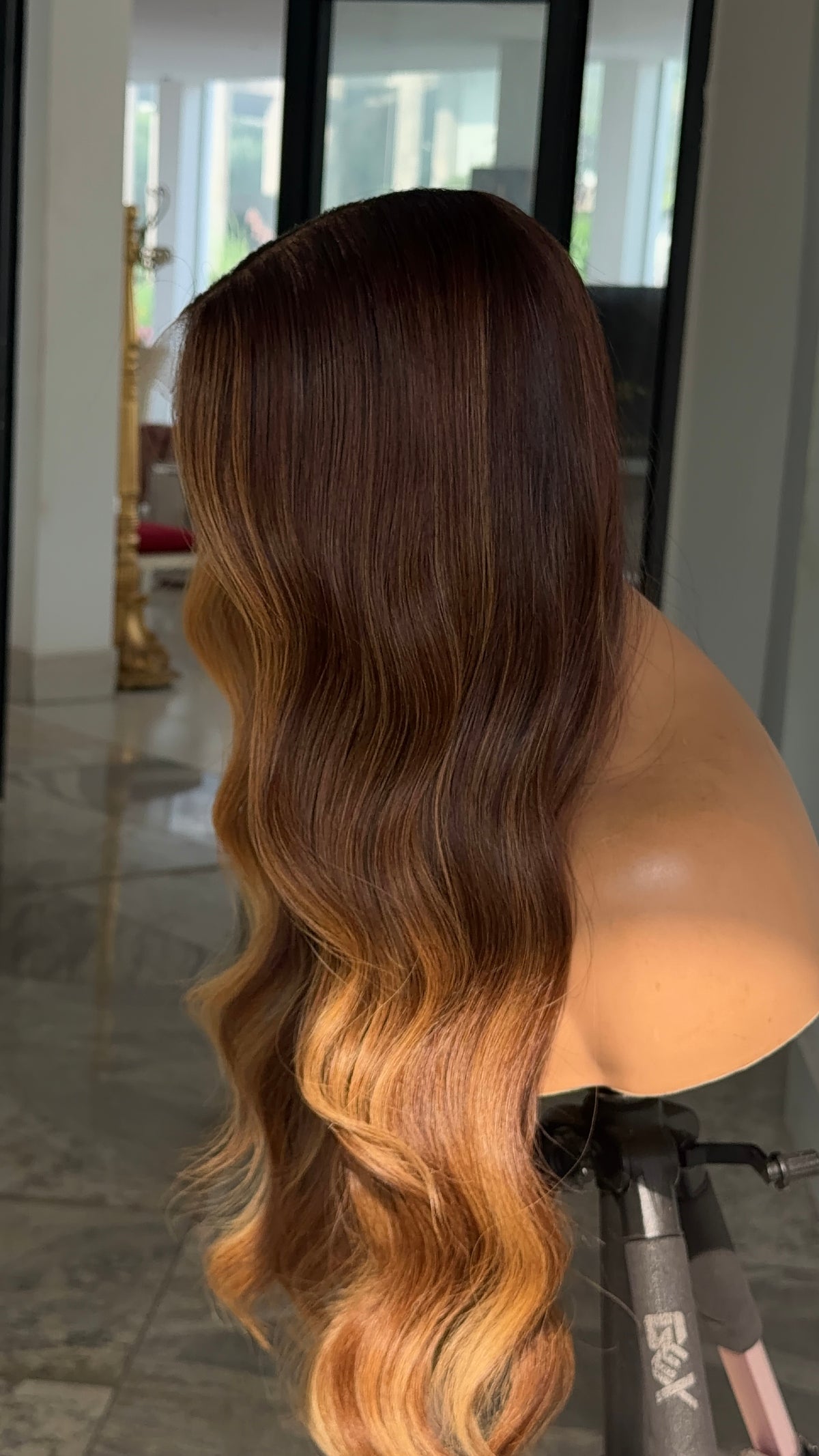 Warm toned highlights
