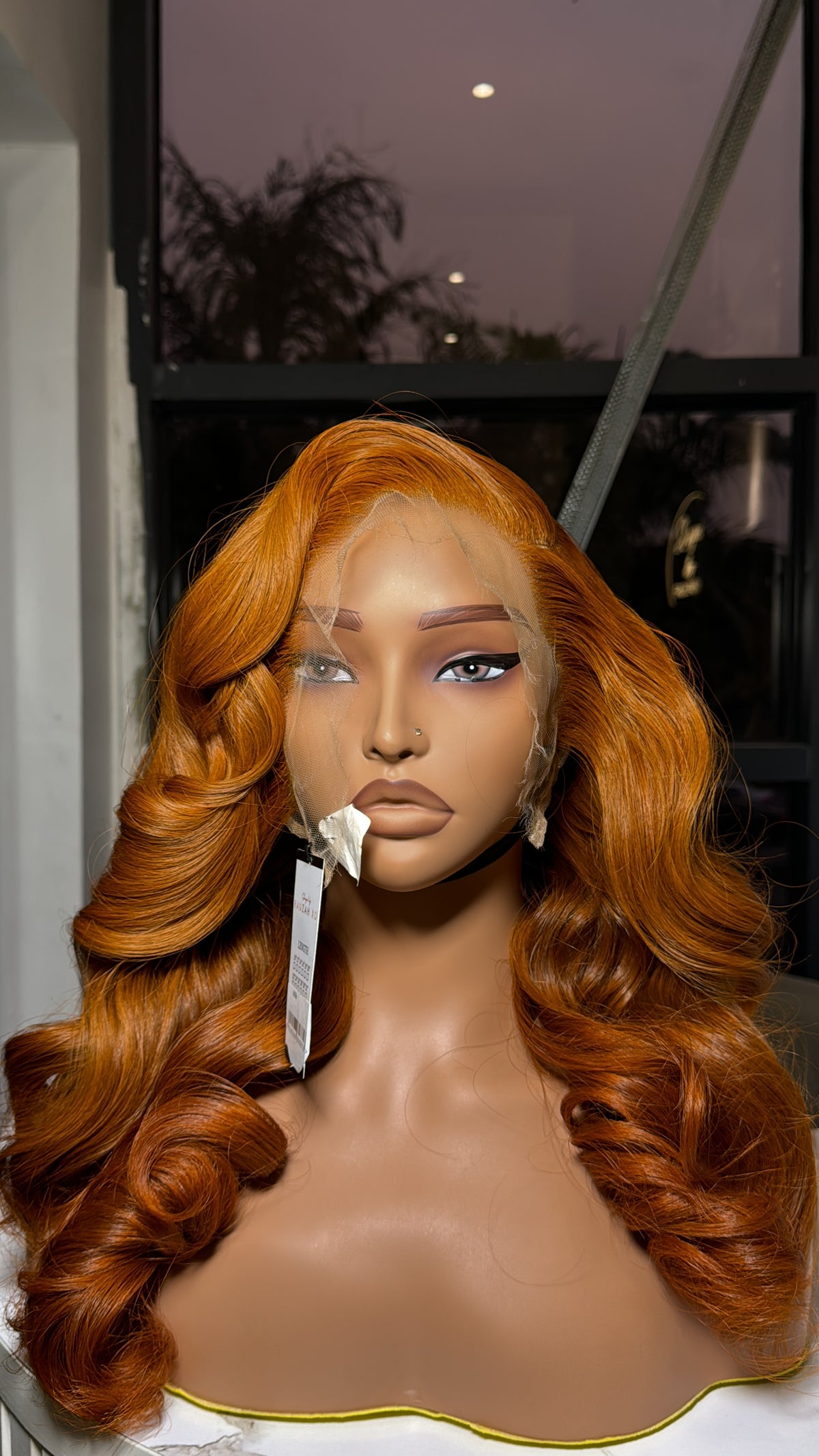 Raw ginger wavy.