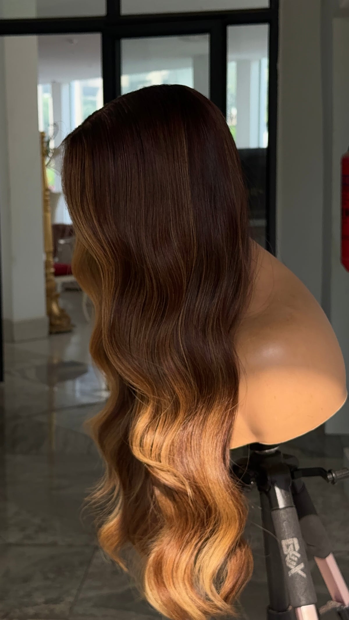 Warm toned highlights