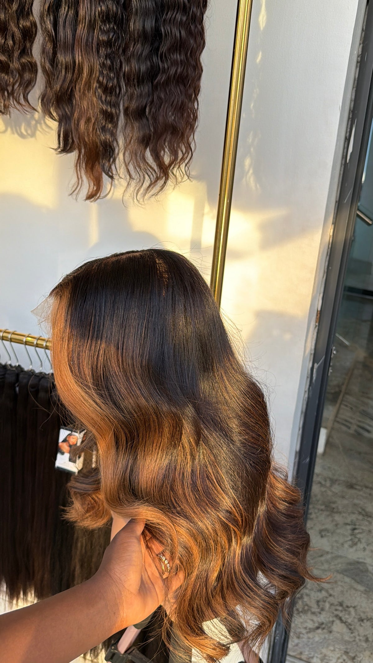 Caramel highlights