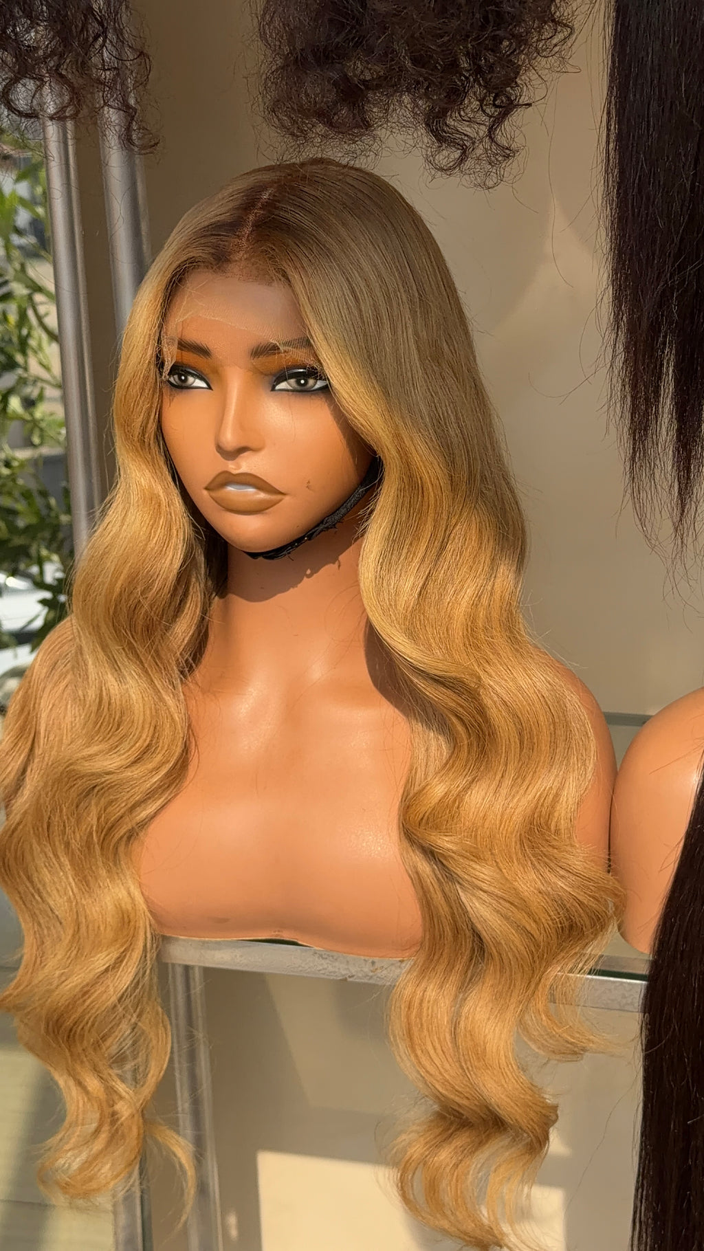 Natural blonde single donor hair