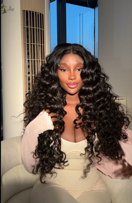 Loose curly